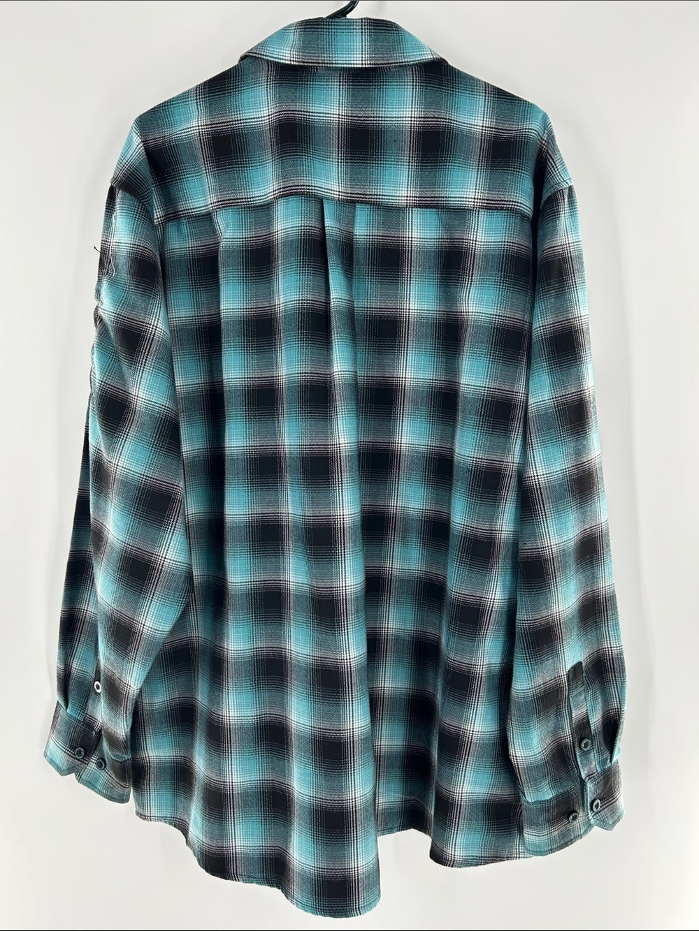 DIXXON Pensacola Flannel Plaid Shirt Men's Biker Blue Black 3X Lumberjack Punk - Picture 2 of 10